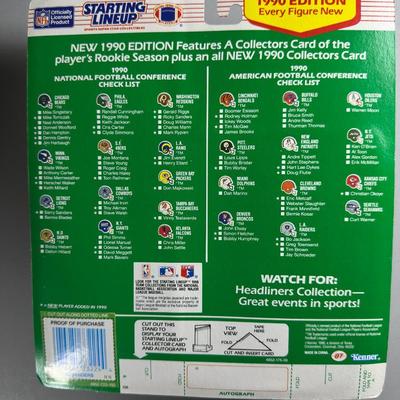 Kenner Starting Lineup Vintage Sealed Sports Collectible Figure Includes Rookie Year Card 