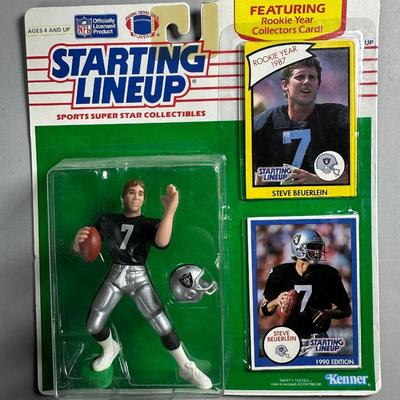 Kenner Starting Lineup Vintage Sealed Sports Collectible Figure Includes Rookie Year Card 