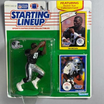 Kenner Starting Lineup Vintage Sealed Sports Collectible Figure Includes Rookie Year Card