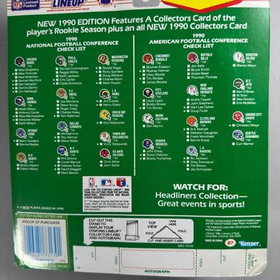 Kenner Starting Lineup Vintage Sealed Sports Collectible Figure Includes Rookie Year Card 