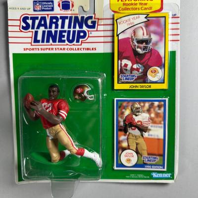 Kenner Starting Lineup Vintage Sealed Sports Collectible Figure Includes Rookie Year Card 