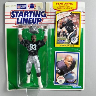 Kenner Starting Lineup Vintage Sealed Sports Collectible Figure Includes Rookie Year Card 