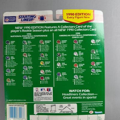 Kenner Starting Lineup Vintage Sealed Sports Collectible Figure Includes Rookie Year Card 