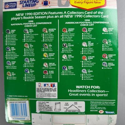 Kenner Starting Lineup Vintage Sealed Sports Collectible Figure Includes Rookie Year Card 