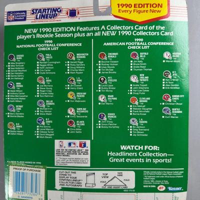 Kenner Starting Lineup Vintage Sealed Sports Collectible Figure Includes Rookie Year Card 