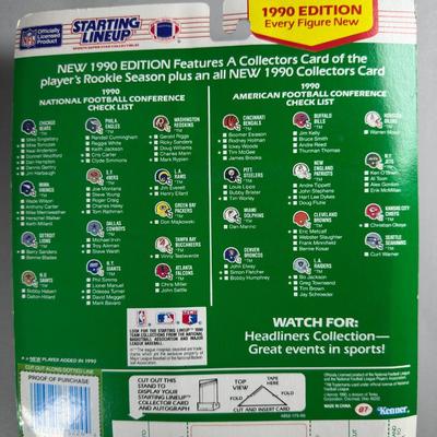 Kenner Starting Lineup Vintage Sealed Sports Collectible Figure Includes Rookie Year Card 