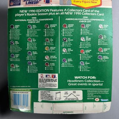 Kenner Starting Lineup Vintage Sealed Sports Collectible Figure Includes Rookie Year Card 