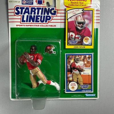 Kenner Starting Lineup Vintage Sealed Sports Collectible Figure Includes Rookie Year Card