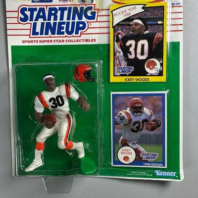 Kenner Starting Lineup Vintage Sealed Sports Collectible Figure Includes Rookie Year Card 