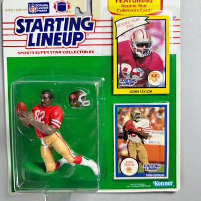 Kenner Starting Lineup Vintage Sealed Sports Collectible Figure Includes Rookie Year Card 