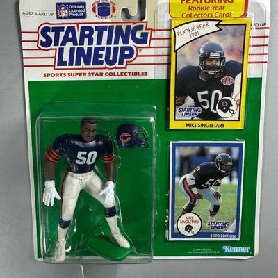 Kenner Starting Lineup Vintage Sealed Sports Collectible Figure Includes Rookie Year Card 