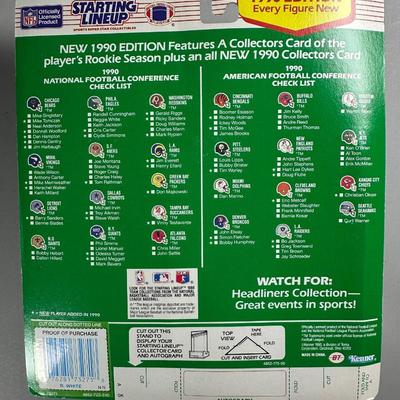 Kenner Starting Lineup Vintage Sealed Sports Collectible Figure Includes Rookie Year Card 