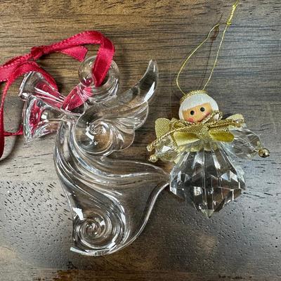 Crystal Christmas Tree Ornaments Mix Lot