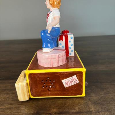 Vintage Figurine Music Box