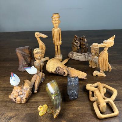Wood Carvings Mix Lot