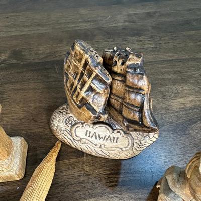 Wood Carvings Mix Lot