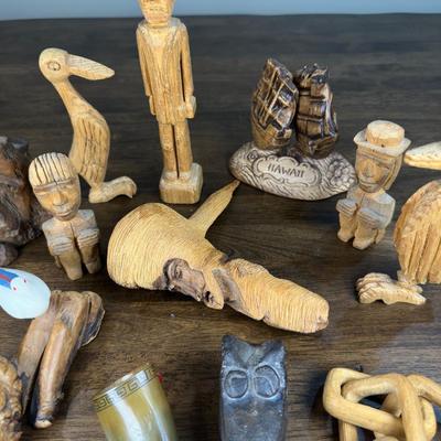 Wood Carvings Mix Lot