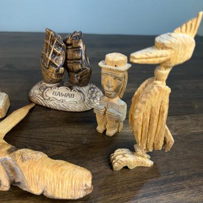Wood Carvings Mix Lot
