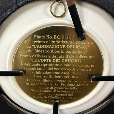 Limited Edition Collector's Plate From The Series LE PORTE DEL GHIBERTT With Frame