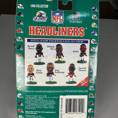 1998 NFL Sideline Quarterbacks BRETT FAVRE Green Bay Packers Figure NIP