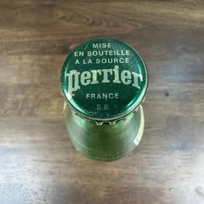 Rare Early Perrier Bottle  Factory Defect  Serial E47  Made In France