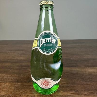 Rare Early Perrier Bottle  Factory Defect  Serial E47  Made In France
