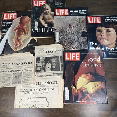 Old Magazine And News Paper Lot