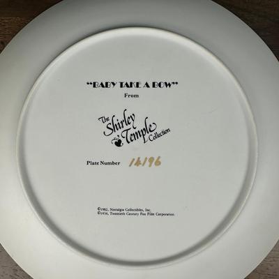 Vintage Shirley Temple Collectors  Plate 