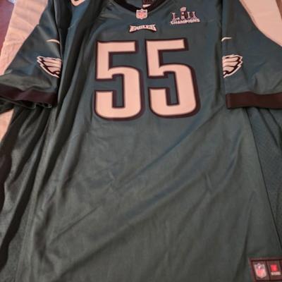 SB 52 Brandon Graham Philadelphia Eagles Nike Green Superbowl Champions 3XL