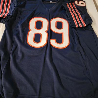 Mike Ditka Signed Stat Custom Blue Jersey Chicago Bears Autograph Beckett COA XL