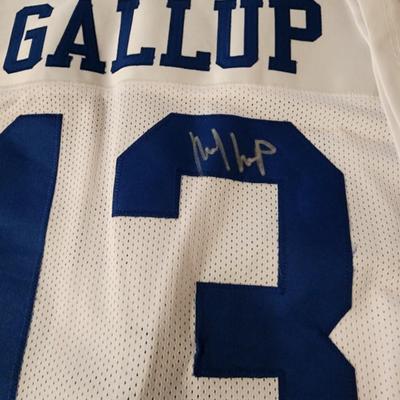 Michael Gallup Signed Dallas Cowboys Jersey JSA COA #13 SZ XL