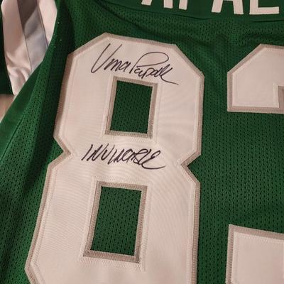 Vince Papale Signed Philadelphia Eagles Jersey (JSA COA) Inscrib. “Invincible XL