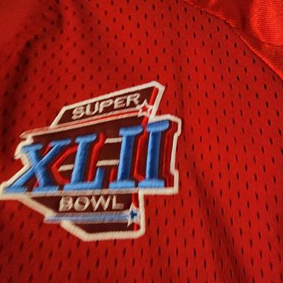 Reebok NFL NY Giants Michael Strahan 92 Red Football Jersey Superbowl SZ 60