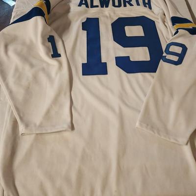 AUTHENTIC LANCE ALWORTH #19 CHARGERS JERSEY MITCHELL & NESS SIZE 60 WHITE RARE