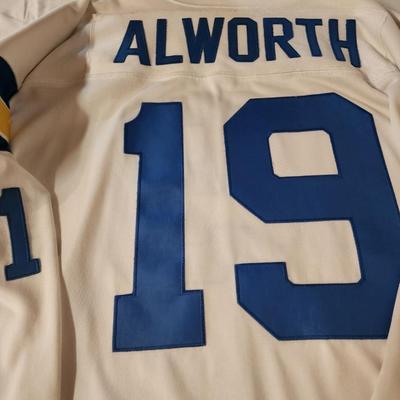 AUTHENTIC LANCE ALWORTH #19 CHARGERS JERSEY MITCHELL & NESS SIZE 60 WHITE RARE