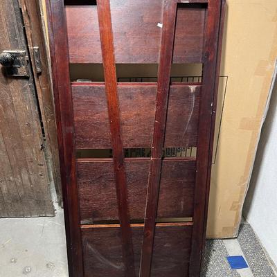 4 tier wooden folding book shelf