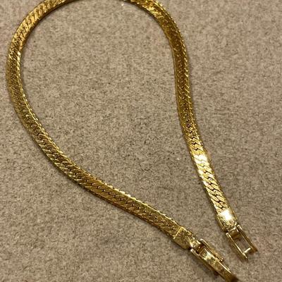 Vintage gold tone pins, scarf clip and bracelet