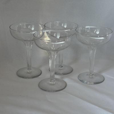 Collection of Hollow Stem Champagne Coupe Glasses (DR-SF)