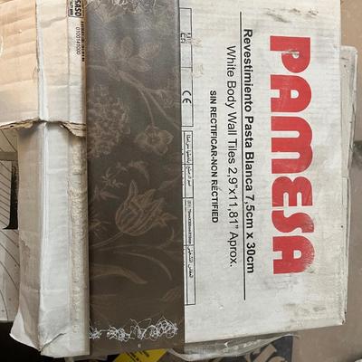 Pamesa Revestimiento Pasta Blanca (White Body Wall Tiles).