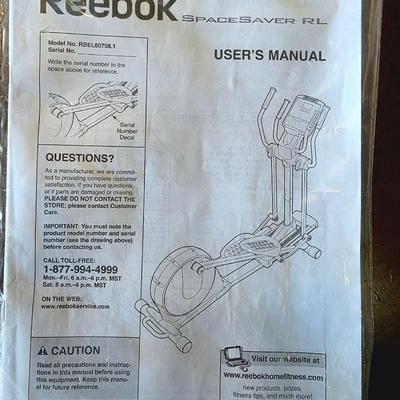 Reebok Spacesaver RL Elliptical