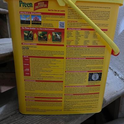 Preen weed preventer 16 lbs container
