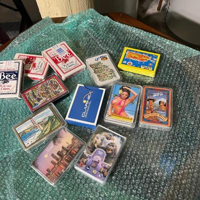 Collectible playing cards lot