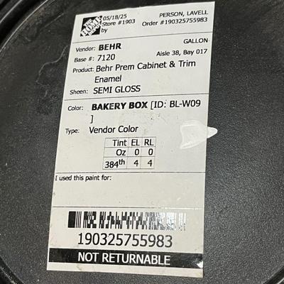 Behr semi gloss cabinet paint