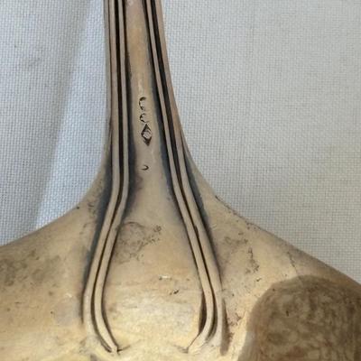 Doulton Burslem Transferware Punchbowl & Vintage Ladle (DR-SF)