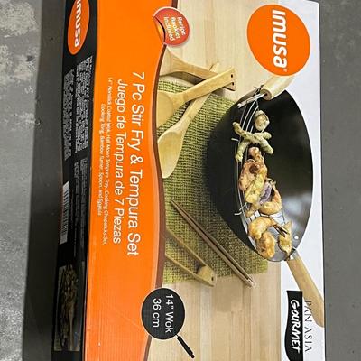7 piece stir fry set by imusa