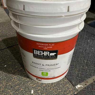 Behr interior flat paint and primer