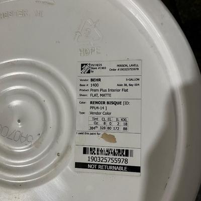 Behr interior flat paint and primer