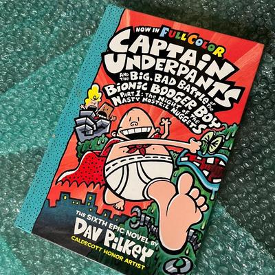 Captain Underpants and the Big, Bad Battle of the Bionic Booger Boy, Part 1: The Night of the Nasty Nostril Nuggets.
