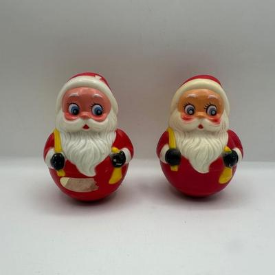 1970's Roly Poly Santa Claus Chime