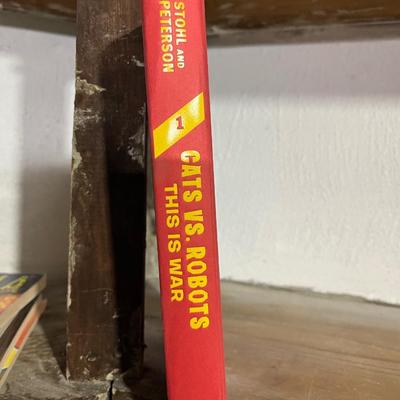 Cats vs. Robots #1: This Is War by Margaret Stohl and Lewis Peterson.